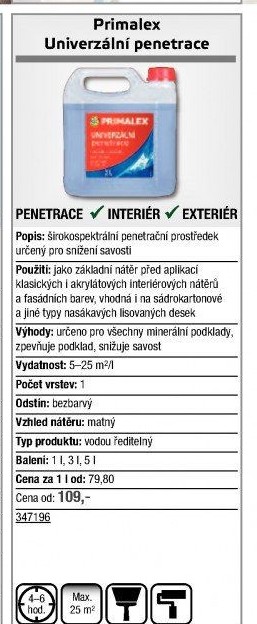 Penetrace univerzální Primalex