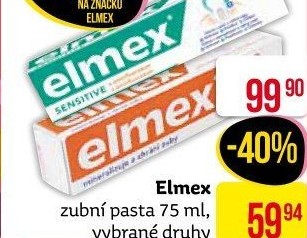 Pasty na zuby Elmex