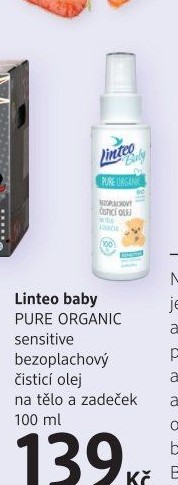Čistící olej na tělo a zadeček Baby Linteo