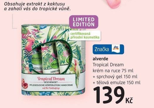 Dárková kazeta Tropical Dream Alverde