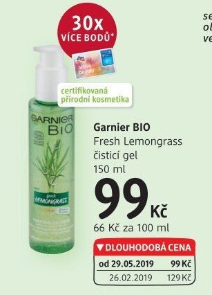 Gel pleťový čisticí bio Garnier
