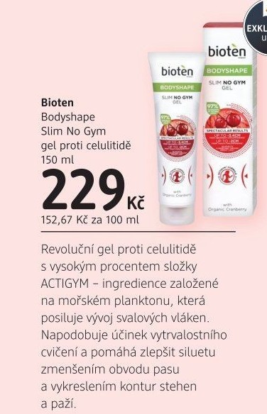 Gel proti celulitidě Bioten