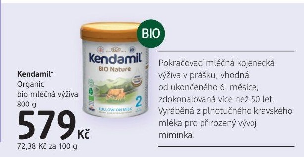 Kojenecká výživa Kendamil