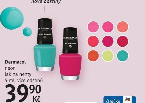 Lak na nehty Neon Dermacol