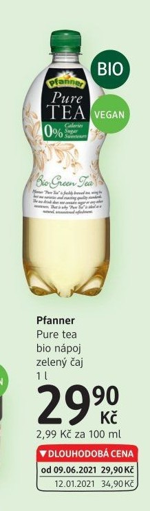 Ledový čaj Pure Pfanner
