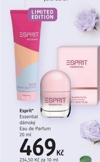 Parfémovaná voda dámská Essential Esprit