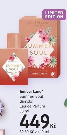 Parfémovaná voda dámská Summer Soul Juniper Lane