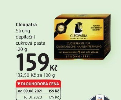 Pasta depilační cukrová Cleopatra