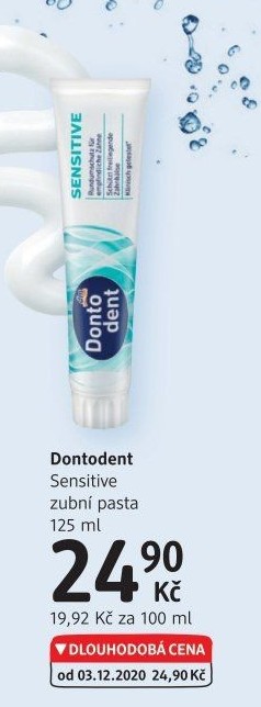 Pasta na zuby Sensitive Dontodent