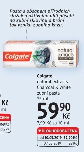 Pasty na zuby Natural Extracts Colgate