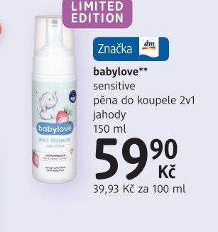 Pěna do koupele dětská Babylove