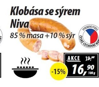 Klobása s nivou