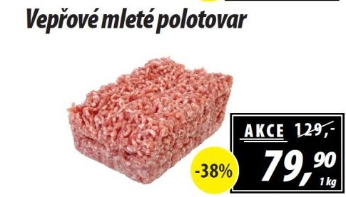 Maso mleté vepřové