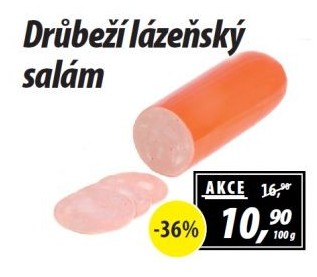 Salám drůbeží lázeňský