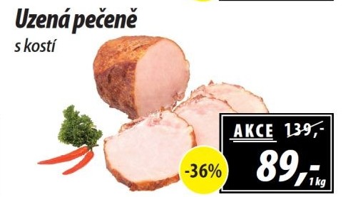 Uzená pečeně s kostí