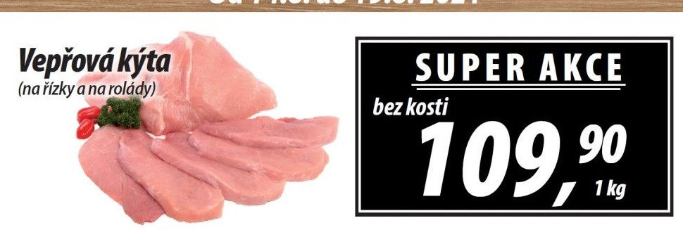 Vepřová kýta bez kosti