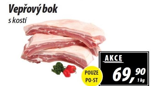 Vepřový bok s kostí