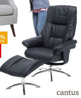 RELAXAČNÍ KŘESLO S TABURETEM