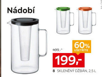 SKLENĚNÝ DŽBÁN