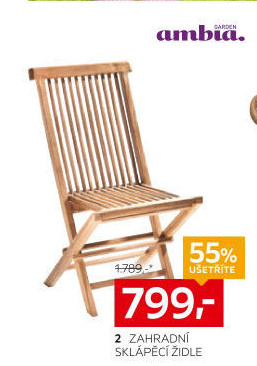 ZAHRADNÍ SKLÁPĚCÍ ŽIDLE