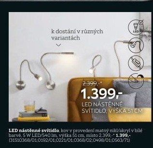 NÁSTĚNNÉ LED SVÍTIDLO