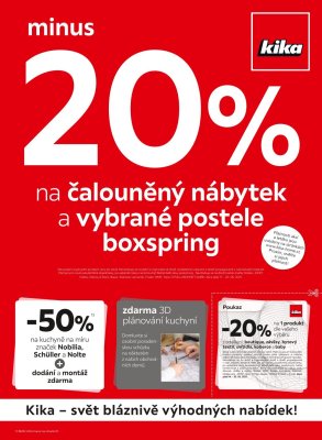 akční leták Kika nábytek 14.6.2021-27.6.2021