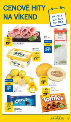 akční leták Tesco 16.6.2021-22.6.2021