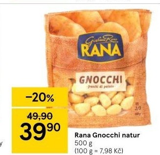 Bramborové noky Giovanni Rana
