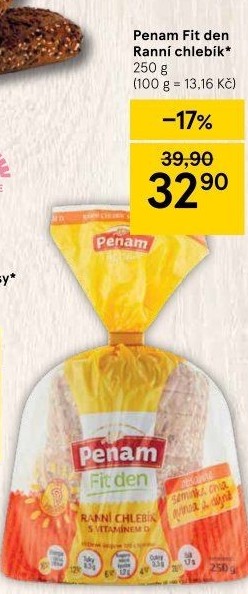 Chlebík ranní s vitamínem D Penam