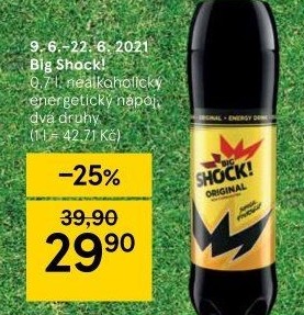 Energetický nápoj Big Shock