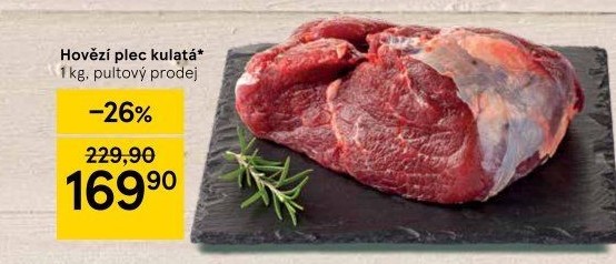 Hovězí plec kulatá - falešná svíčková