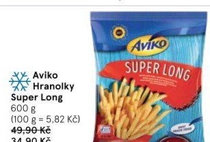 Hranolky mražené Super Long Aviko