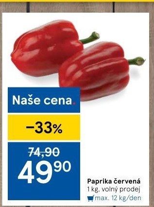 Paprika červená