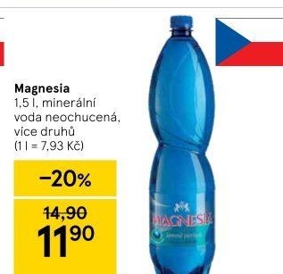 Přírodní voda Magnesia