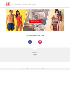akční leták Kik textil 16.6.2021-22.6.2021