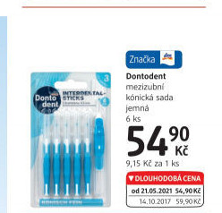 Kartáčky mezizubní Dontodent