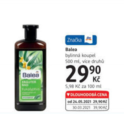 Koupel bylinná Balea