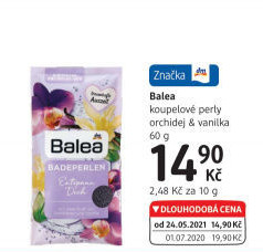 Koupelové perly Balea