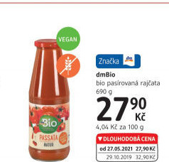 Pasírovaná rajčata dm Bio