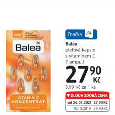 Pleťové kapsle Balea