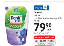 Prací gel Nature Denkmit