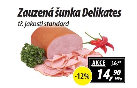 Šunka zauzená delikates standard