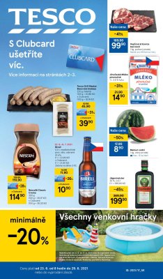 akční leták Tesco 23.6.2021-29.6.2021