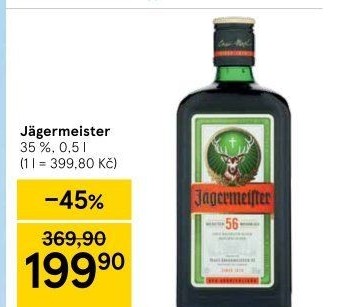 Bylinný likér Jägermeister