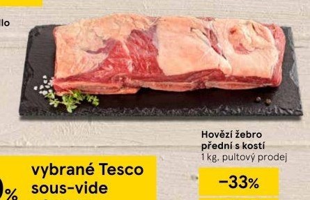 Hovězí žebra s kostí