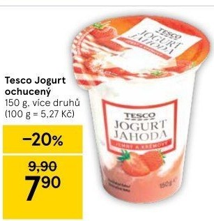 Jogurt ochucený Tesco