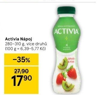 Jogurtový nápoj Activia Danone