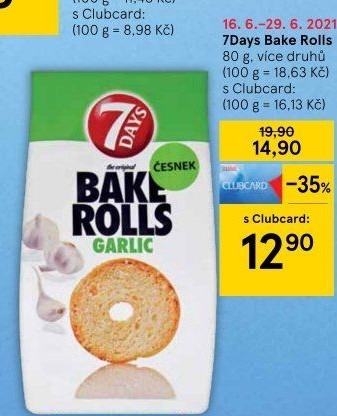 Krekry Bake rolls 7 Days