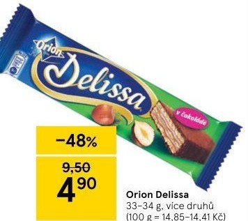 Oplatky celomáčené Delissa Orion