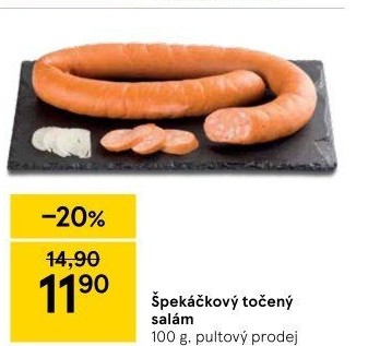 Salám špekáčkový točený